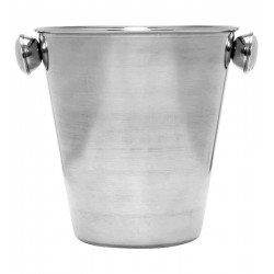Balde Para Gelo 4,5 Litros 21cm Em Aço Inox Mimo Style